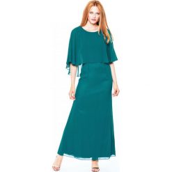 Zwiewna sukienka maxi L'AF LALUNA. Zielone sukienki damskie L’AF, na co dzień, l, bez wzorów, eleganckie, z klasycznym kołnierzykiem, bez rękawów, maxi, proste. W wyprzedaży za 229,00 zł.