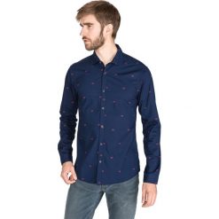 Scotch & Soda Koszula Niebieski. Niebieskie koszule męskie Scotch & Soda, l, bez wzorów, z bawełny, bez kołnierzyka, z długim rękawem. Za 309,95 zł.