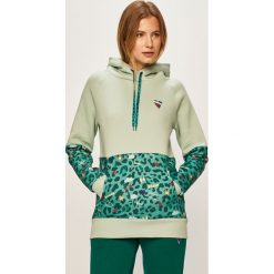 Femi Stories - Bluza Kenta. Zielone bluzy damskie Femi Stories, s, bez wzorów, z bawełny, bez rękawów, z kapturem. W wyprzedaży za 229,90 zł.