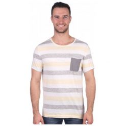 T-shirty męskie: Mustang T-Shirt Męski S Żółty