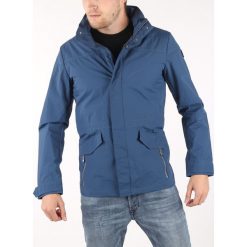 Trussardi Jeans Kurtka Niebieski. Niebieskie płaszcze męskie Trussardi Jeans, na wiosnę, l, bez wzorów, z jeansu, bez kaptura. Za 1257,95 zł.