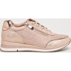 Marco Tozzi - Buty. Różowe buty sportowe damskie Marco Tozzi, bez wzorów, ze skóry, sportowe. W wyprzedaży za 199,90 zł.