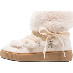 Buty zimowe damskie: Replay Botki sznurowane white