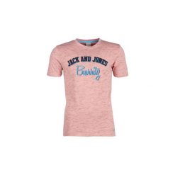T-shirty z krótkim rękawem Jack Jones JORTOWNSY. Różowe t-shirty męskie Jack & Jones, s, bez wzorów, bez kołnierzyka, krótkie. Za 79,00 zł.