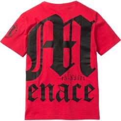 T-shirty męskie: T-shirt Slim Fit bonprix czerwony z nadrukiem