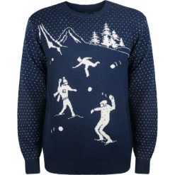 Gant Sweter "Snowball". Swetry męskie GANT, na zimę, z nadrukiem, z wełny, z okrągłym kołnierzem, bez kaptura. Za 399,00 zł.