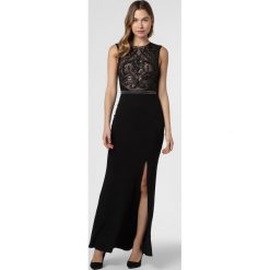 Lipsy - Damska sukienka wieczorowa, czarny. Czarne sukienki damskie Lipsy, z haftami, eleganckie, bez kołnierzyka, bez rękawów. Za 549,95 zł.