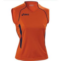 Topy sportowe damskie: Asics Koszulka damska Aruba pomarańczowa r. XL (T603Z1.6950)