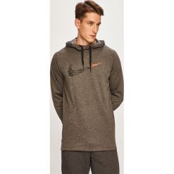 Nike - Bluza. Szare bluzy męskie Nike, s, z nadrukiem, z poliesteru, z kapturem. W wyprzedaży za 179,90 zł.
