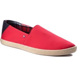 Espadryle TOMMY HILFIGER - Easy Summer Slip On FM0FM00569 Tango Red 611. Czerwone espadryle męskie marki TOMMY HILFIGER, z gumy. W wyprzedaży za 149,00 zł.