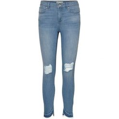 Vero Moda Jeans Seven Mr S Nierówne Folddown Ank J Cr030 „32 Light Blue Denim (rozmiar 25). Niebieskie jeansy damskie Vero Moda, s. W wyprzedaży za 79,00 zł.