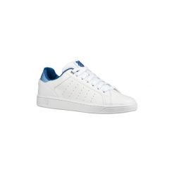 Buty K-Swiss Clean Court Cmf. Białe trampki męskie marki K-SWISS, bez wzorów, bez zapięcia. Za 123,60 zł.