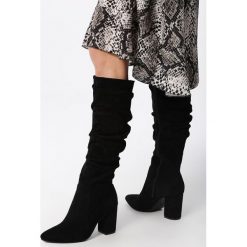 Czarne Kozaki Langton. Czarne kozaki damskie Born2be, eleganckie, na zamek. Za 189,99 zł.