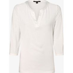 Comma - T-shirt damski, biały. Białe t-shirty damskie comma, bez wzorów, z satyny, bez kołnierzyka. Za 149,95 zł.
