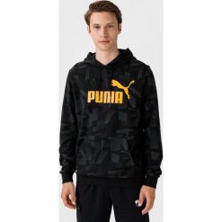 Puma Bluza Czarny. Czarne bluzy męskie Puma, xs, z nadrukiem, z bawełny, bez kołnierzyka, bez rękawów, bez kaptura. Za 257,95 zł.