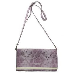 VERSO 3478-A0B9C fiolet, Kopertówka damska. Kopertówki damskie Verso, na co dzień, w paski, ze skóry, eleganckie, bez dodatków. Za 329,90 zł.