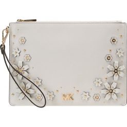 Puzderka: MICHAEL Michael Kors POUCHE SAND CLUTCHES ZIP Kopertówka optic white