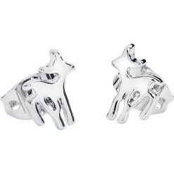Bambi Disney by Couture Kingdom - Bambi Kolczyki - Earpin srebrny. Szare kolczyki damskie marki Bambi, srebrne. Za 121,90 zł.