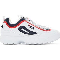 Fila Disruptor Cb low 1010575-01M. Białe sneakersy męskie Fila, z paskami. W wyprzedaży za 339,99 zł.