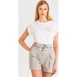 T-SHIRT pinko BOMBOLONE. Białe t-shirty damskie Pinko, xs, z materiału. Za 299,00 zł.