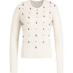 Sweter Patrizia Pepe 8M0897/A5G1-W146. Brązowe swetry damskie Patrizia Pepe, m, bez wzorów, z bawełny, klasyczne, bez rękawów, bez kaptura. W wyprzedaży za 509,00 zł.