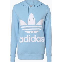 Adidas Originals - Damska bluza nierozpinana, niebieski. Niebieskie bluzy sportowe damskie adidas Originals, m, z nadrukiem, z kapturem. Za 309,95 zł.