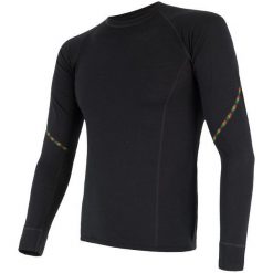 Sensor Koszulka Termoaktywna Z Długim Rękawem Merino Air M Black M. Czarne koszulki męskie termoaktywne Sensor, m, bez wzorów, z wełny, sportowe, bez kołnierzyka, z długim rękawem, długie. W wyprzedaży za 199,00 zł.
