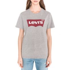 Levi's Koszulka Szary. Szare podkoszulki męskie Levi's®, s, z nadrukiem, z bawełny, bez kołnierzyka, z krótkim rękawem. Za 102,95 zł.