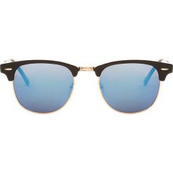 Czarno-Niebieskie Okulary Amid. Czarne okulary przeciwsłoneczne damskie Born2be. Za 44,99 zł.