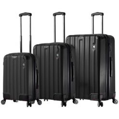 Mia Toro Zestaw Walizek m1300/3, Black. Czarne walizki marki Mia Toro, małe. Za 1615,00 zł.