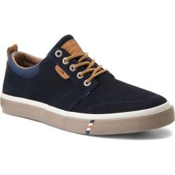 Tenisówki męskie: Tenisówki WRANGLER – Icon Derby Suede WM181022 Navy 16