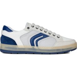 Geox - Buty. Szare buty sportowe męskie Geox, ze skóry, na sznurówki. W wyprzedaży za 269,90 zł.