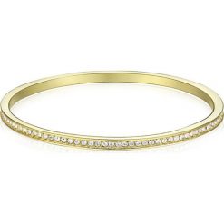 Bransoletki damskie na nogę: Pozłacana bransoletka z kryształkami Swarovski