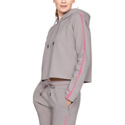 Under Armour Bluza Szary. Szare bluzy damskie Under Armour, l, bez wzorów, z bawełny, bez rękawów, bez kaptura. Za 274,95 zł.