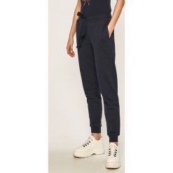 Trussardi Jeans - Spodnie. Niebieskie spodnie damskie Trussardi Jeans, s, z bawełny. W wyprzedaży za 299,90 zł.