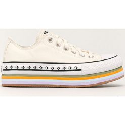 Converse - Tenisówki. Trampki i tenisówki damskie Converse, bez wzorów, z gumy, na sznurówki. W wyprzedaży za 299,90 zł.