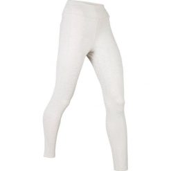 Legginsy sportowe, długie, LEVEL 3 bonprix biel wełny - matowy srebrny. Szare legginsy sportowe damskie bonprix, z wełny, na fitness i siłownię. Za 109,99 zł.