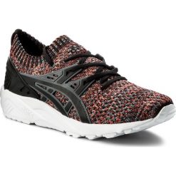 Sneakersy ASICS - Gel-Kayano Trainer Knit HN7M4 Carbon/Black 9790. Czarne półbuty damskie Asics, na co dzień, bez wzorów, z tworzywa sztucznego, bez obcasa, na płaskiej podeszwie, bez zapięcia. W wyprzedaży za 269,00 zł.
