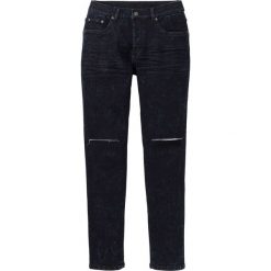 Dżinsy ze stretchem Skinny Fit Straight bonprix czarny. Czarne jeansy męskie bonprix, m, bez wzorów. Za 109,99 zł.
