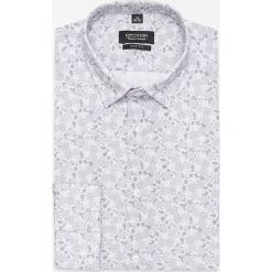 Koszula coline 2945 długi rękaw slim fit szary. Szare koszule męskie Recman, m. Za 159,00 zł.