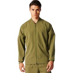 Bejsbolówki męskie: Adidas Bluza męska Z.N.E. Tracktop woven zielona r. XL (B49253)