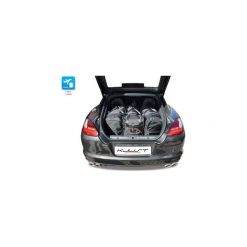 PORSCHE PANAMERA, 2009-2016 TORBY DO BAGAŻNIKA 4 SZT KJUST - 7033007. Czarne torby podróżne KJUST, bez wzorów, z kauczuku, klasyczne. Za 1049,00 zł.