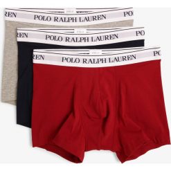 Polo Ralph Lauren - Obcisłe bokserki męskie pakowane po 3 szt., szary. Szare bokserki męskie Polo Ralph Lauren, w paski, z bawełny. Za 199,95 zł.