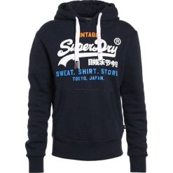 Bluzy męskie: Superdry STORE TRI HOOD Bluza z kapturem blue black grit