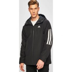 Adidas Performance - Kurtka. Czarne płaszcze męskie adidas Performance, m, bez wzorów, z poliesteru, krótkie, z kapturem. W wyprzedaży za 269,90 zł.