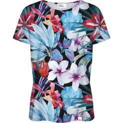Colour Pleasure Koszulka damska CP-030 162 czarno-niebieska r. XL/XXL. Niebieskie t-shirty damskie marki Colour pleasure, xl. Za 70,35 zł.