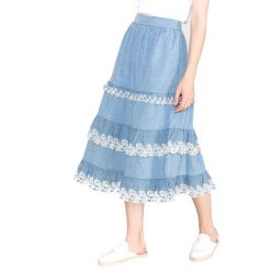 TWINSET Spódnica Niebieski. Niebieskie spódniczki damskie Twinset, xs, bez wzorów, z bawełny. Za 929,95 zł.