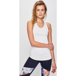 Desigual Sport - Top. Czarne topy damskie marki Desigual Sport, s, z nadrukiem, z elastanu, z okrągłym kołnierzem. Za 129,90 zł.
