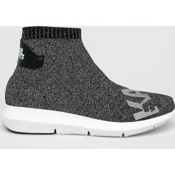 Karl Lagerfeld - Buty. Szare buty sportowe damskie KARL LAGERFELD, bez wzorów, ze skóry, sportowe. W wyprzedaży za 629,90 zł.