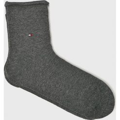 Tommy Hilfiger - Skarpetki. Szare skarpetki damskie TOMMY HILFIGER, bez wzorów, z elastanu. Za 35,90 zł.